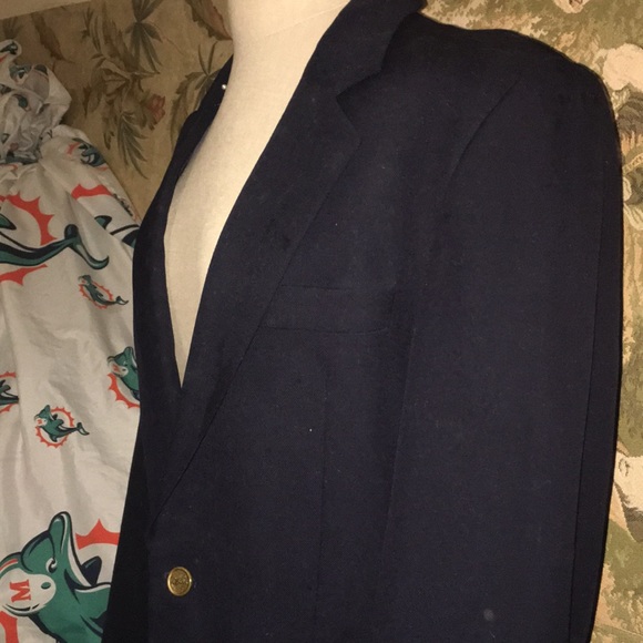 Vintage YSL wool suit jacket M - Picture 4 of 8